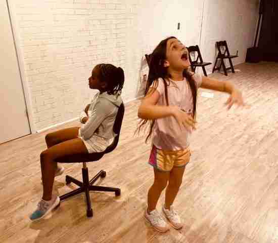 Kid Actor having fun in an acting class at Creative Veins Performing Arts